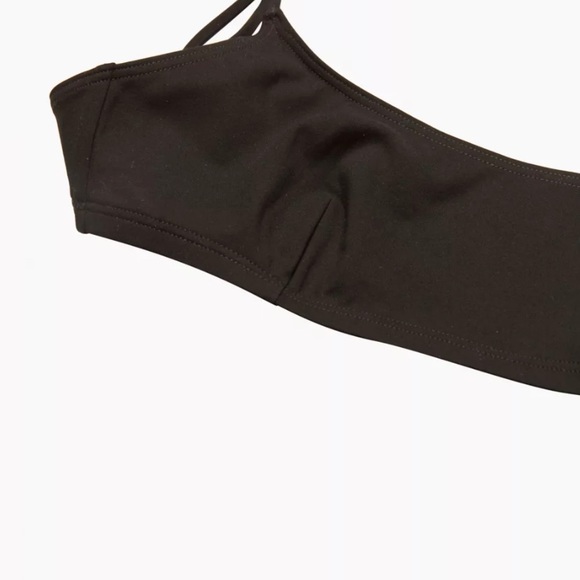 Artizia Babaton Scoop Neck Bikini Top Sz XS Black - Picture 5 of 8